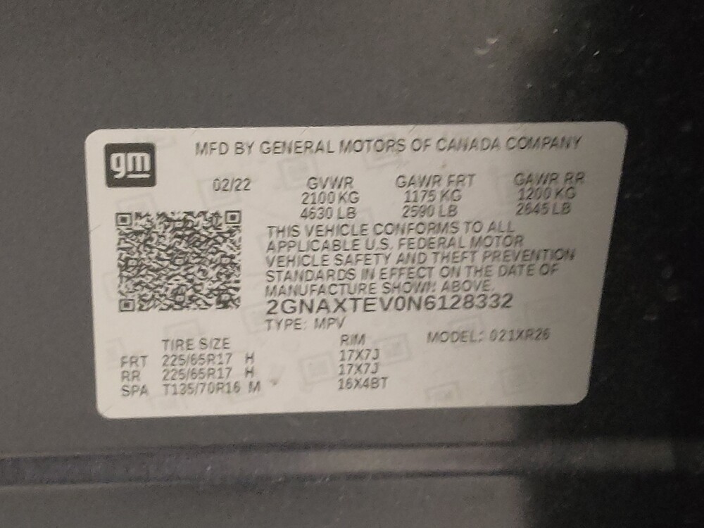 2022 Chevrolet Equinox in El Paso, TX 79907 - 18115052 33