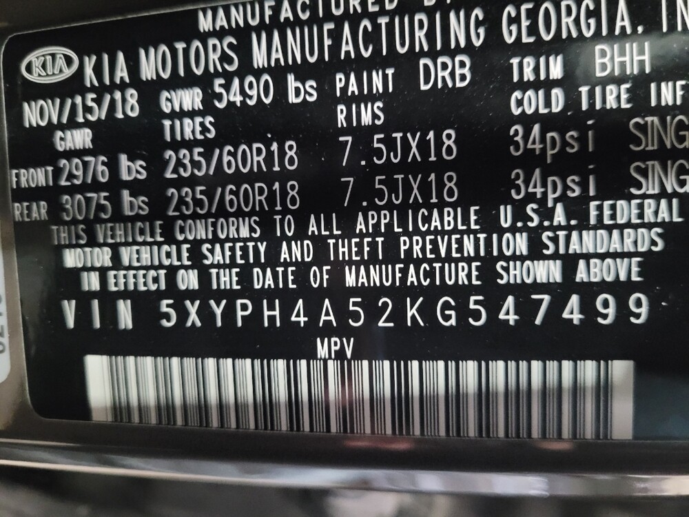 2019 Kia Sorento in New Castle, DE 19720 - 18115111 33