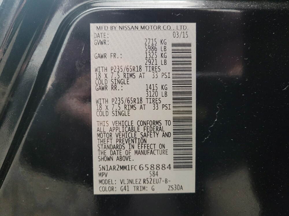 2015 Nissan Pathfinder in Taylor, MI 48180 - 18115124 33