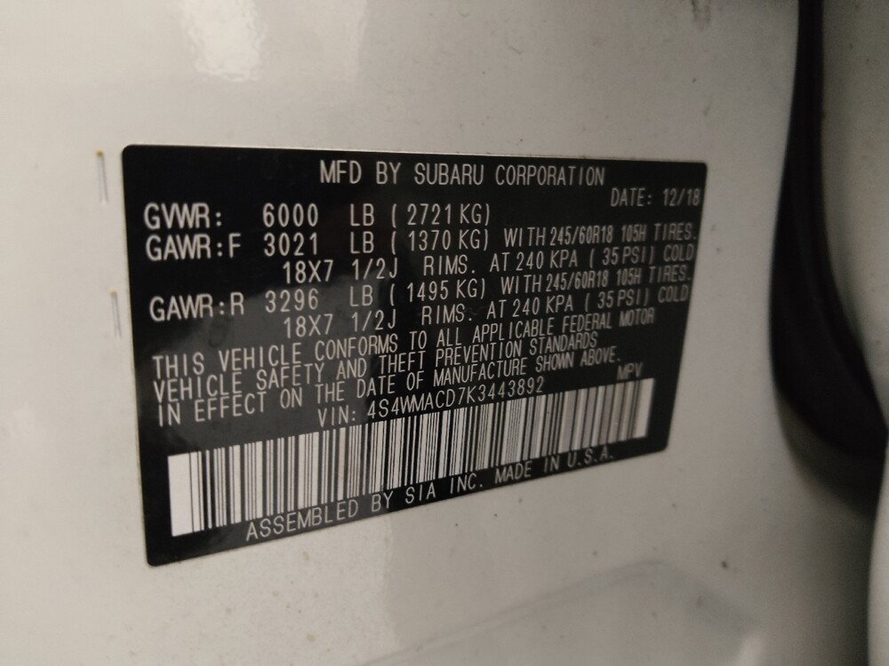 2019 Subaru Ascent in Fort Myers, FL 33907 - 18115171 33