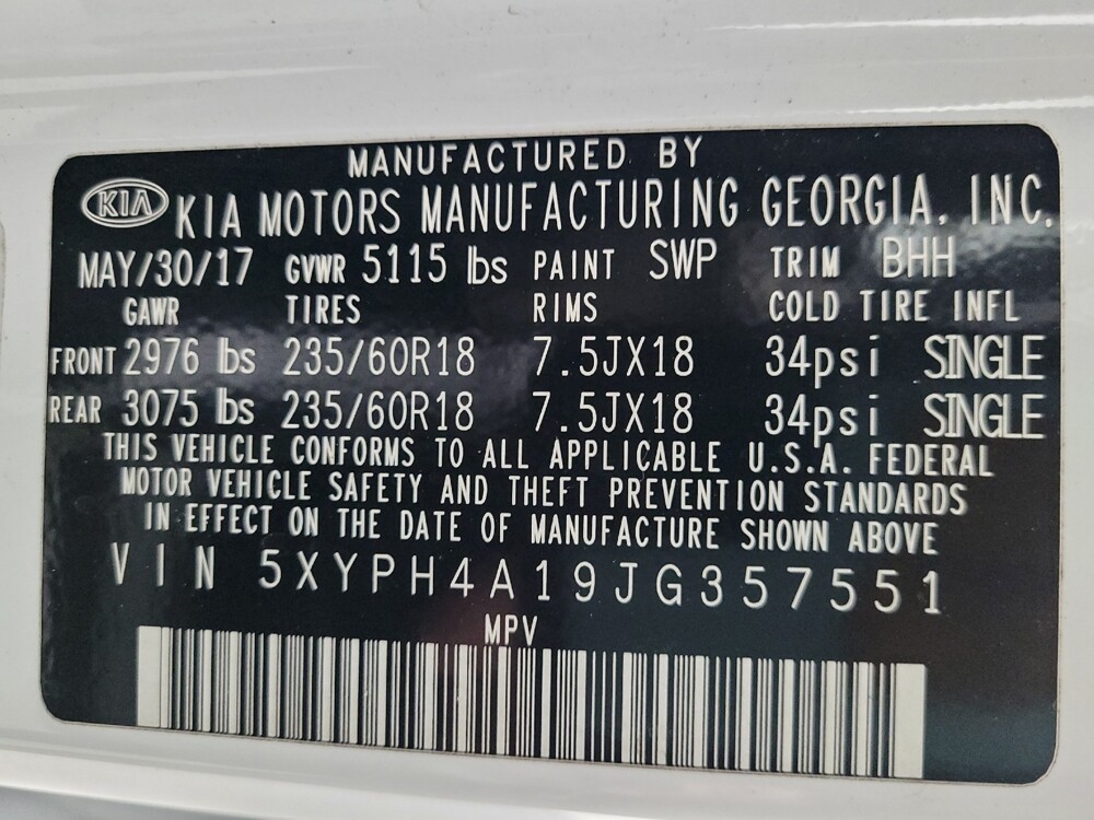 2018 Kia Sorento in Jacksonville, FL 32225 - 18115175 33