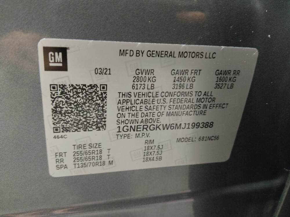 2021 Chevrolet Traverse in Greensboro, NC 27407 - 18115184 33