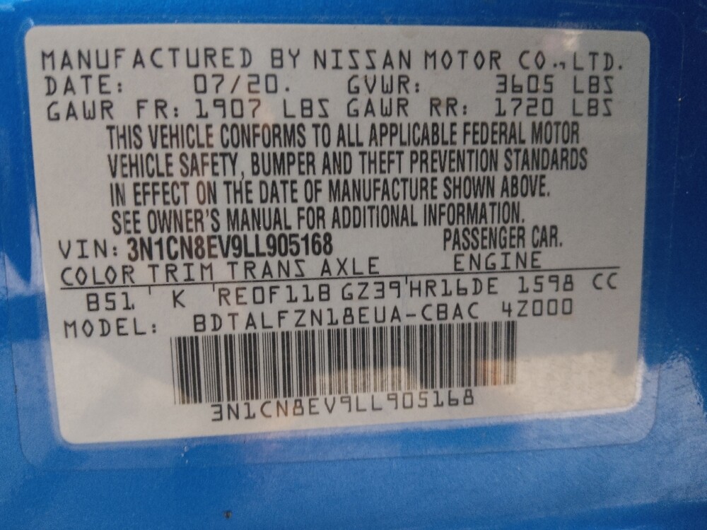 2020 Nissan Versa in Stone Mountain, GA 30083 - 18115226 33