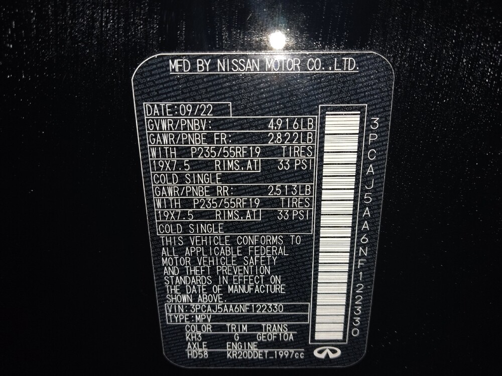 2022 INFINITI QX50 in Jacksonville, FL 32225 - 18115266 33