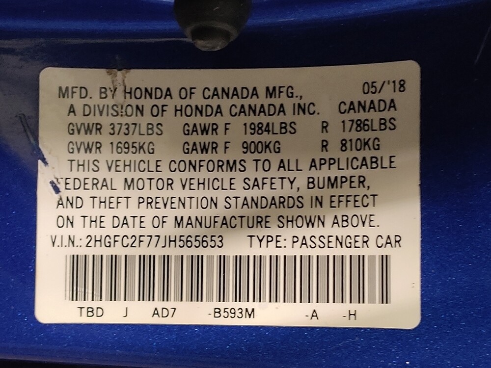 2018 Honda Civic in Plano, TX 75074 - 18115289 33