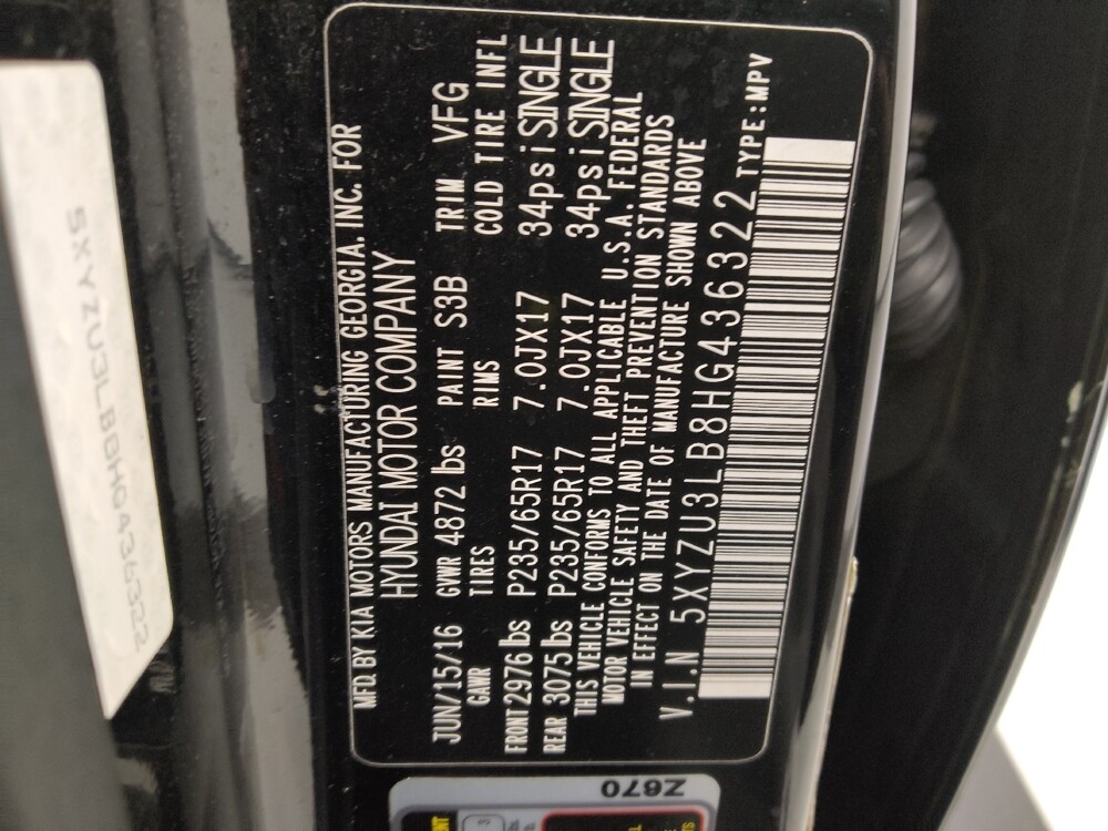 2017 Hyundai Santa Fe in St. Louis, MO 63125 - 18115327 33