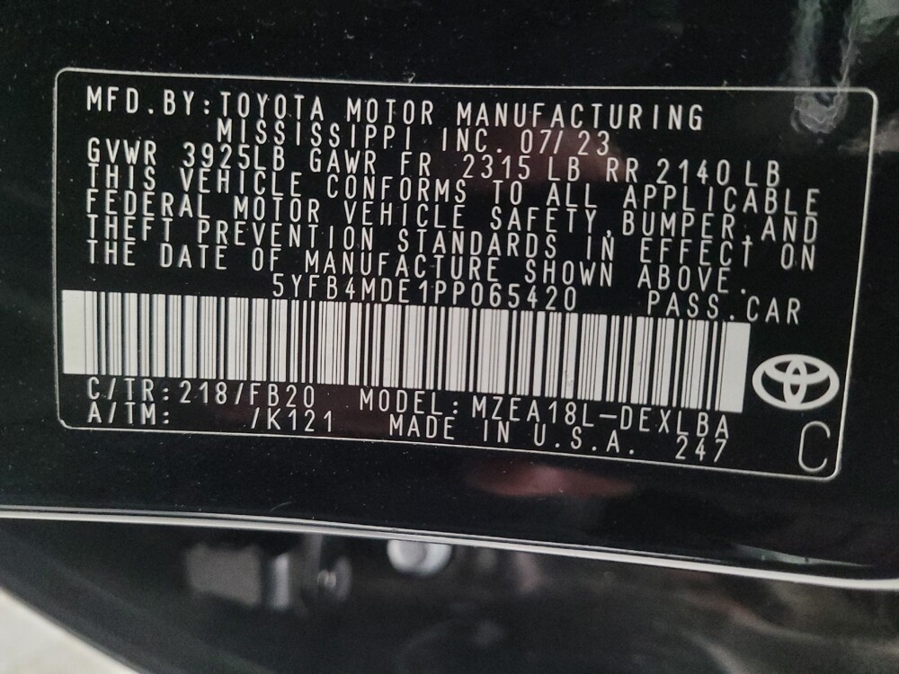 2023 Toyota Corolla in Downey, CA 90241 - 18115337 33