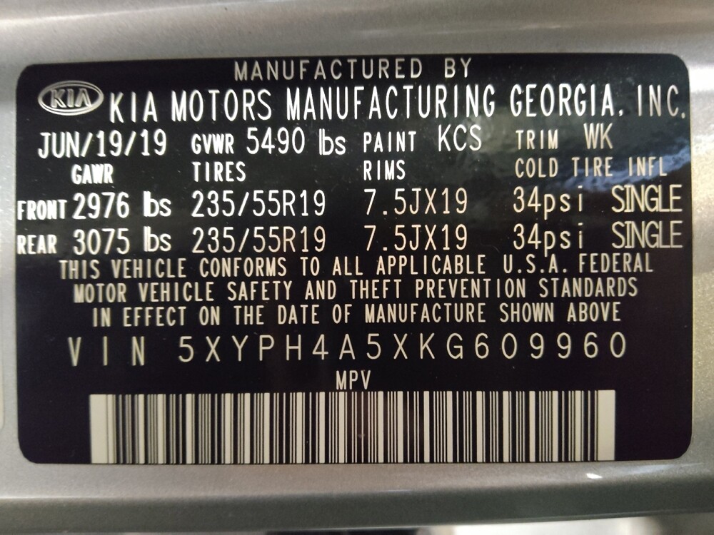 2019 Kia Sorento in Gainesville, FL 32609 - 18115346 33