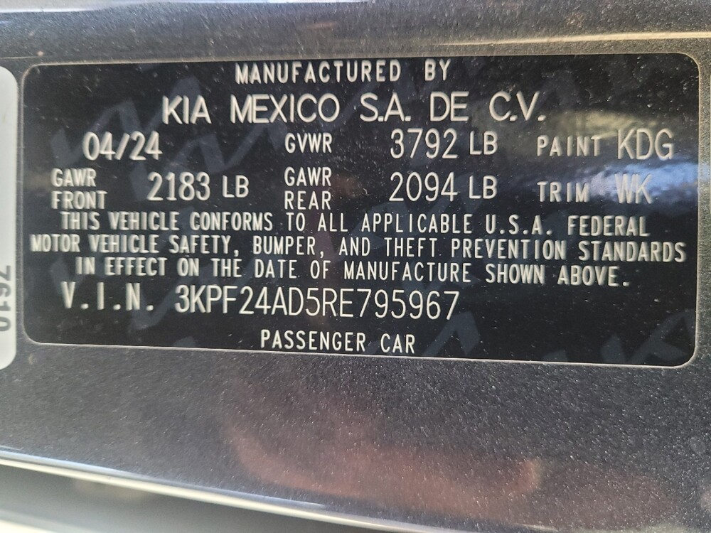 2024 Kia Forte in Sacramento, CA 95821 - 18115347 33