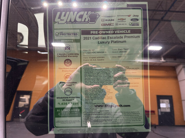 2021 Cadillac Escalade in Burlington, WI 53105 - 18115374 43