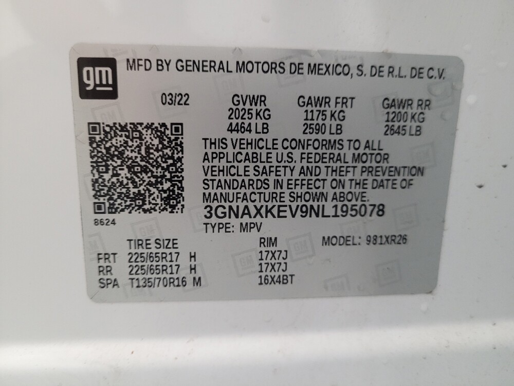 2022 Chevrolet Equinox in Riverside, CA 92504 - 18115393 33