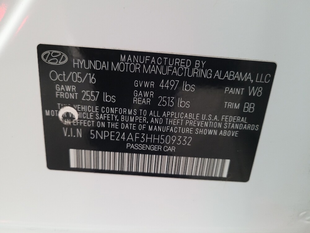 2017 Hyundai Sonata in Fresno, CA 93726 - 18115400 33