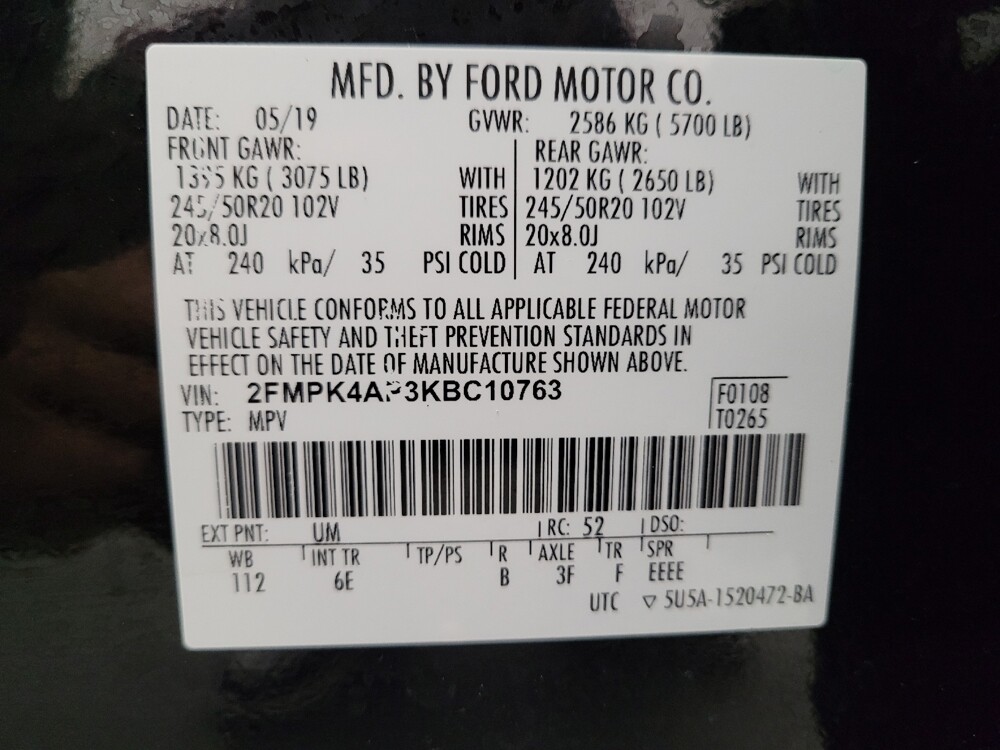 2019 Ford Edge in Riverside, CA 92504 - 18115412 33