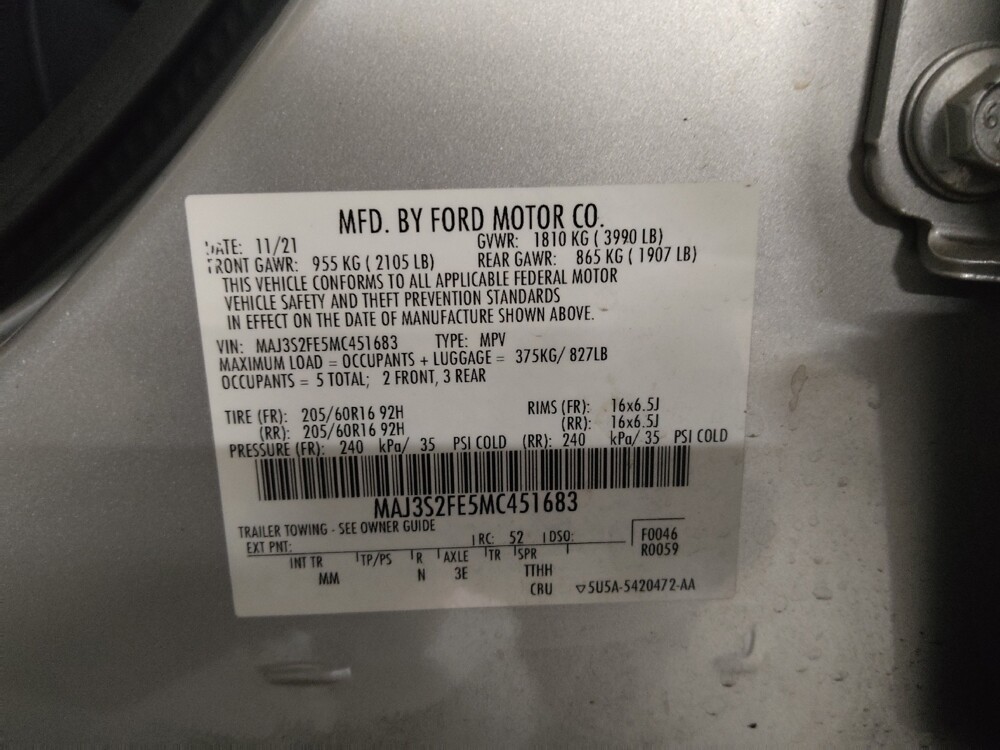 2021 Ford EcoSport in Oklahoma City, OK 73139 - 18115443 32