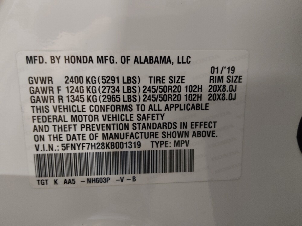 2019 Honda Passport in Fort Worth, TX 76116 - 18115458 33