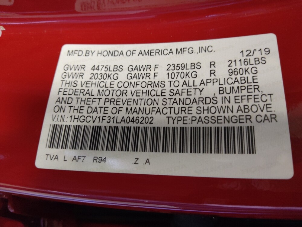 2020 Honda Accord in Phoenix, AZ 85022 - 18115469 33