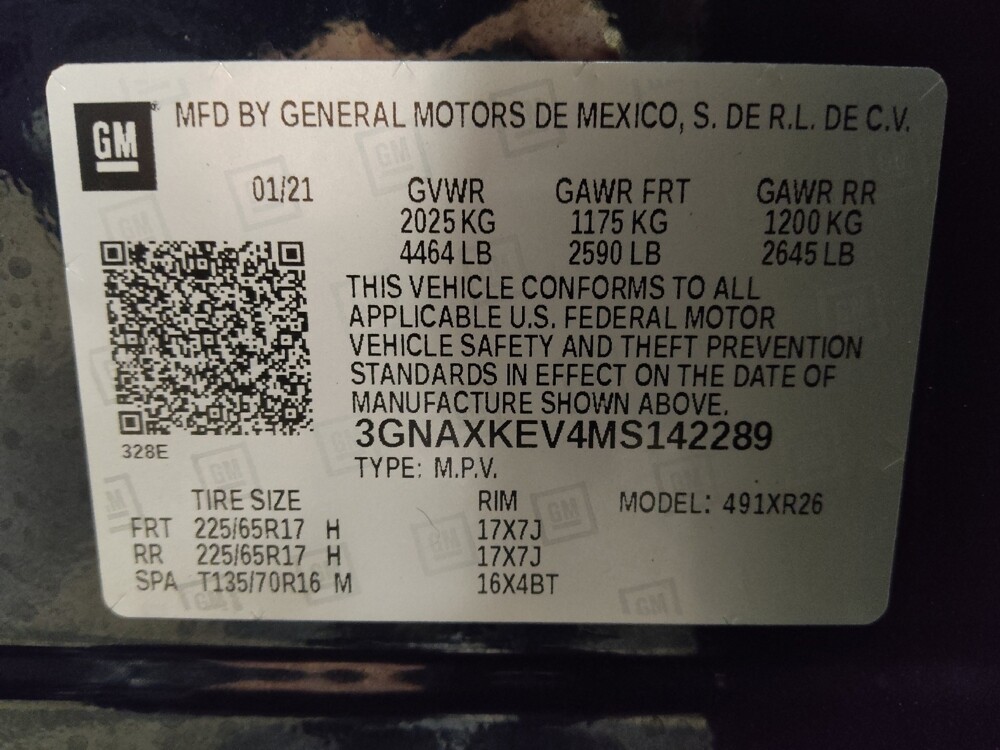 2021 Chevrolet Equinox in Miami, FL 33157 - 18115491 33