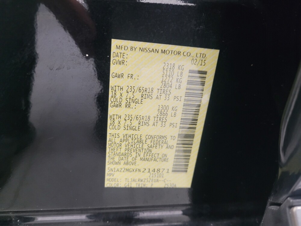 2015 Nissan Murano in Memphis, TN 38115 - 18115523 33