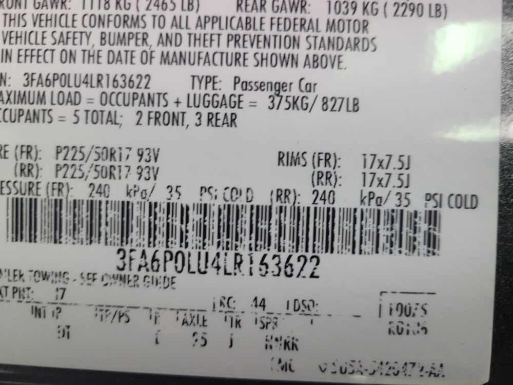 2020 Ford Fusion in Madison, TN 37115 - 18115525 33