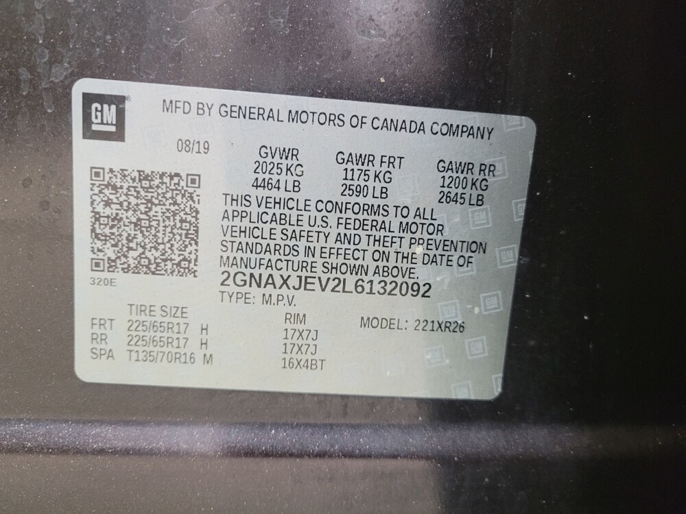 2020 Chevrolet Equinox in Louisville, KY 40258 - 18115542 33