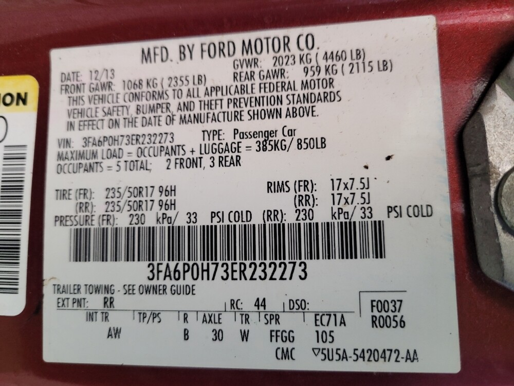 2014 Ford Fusion in Louisville, KY 40258 - 18115544 33