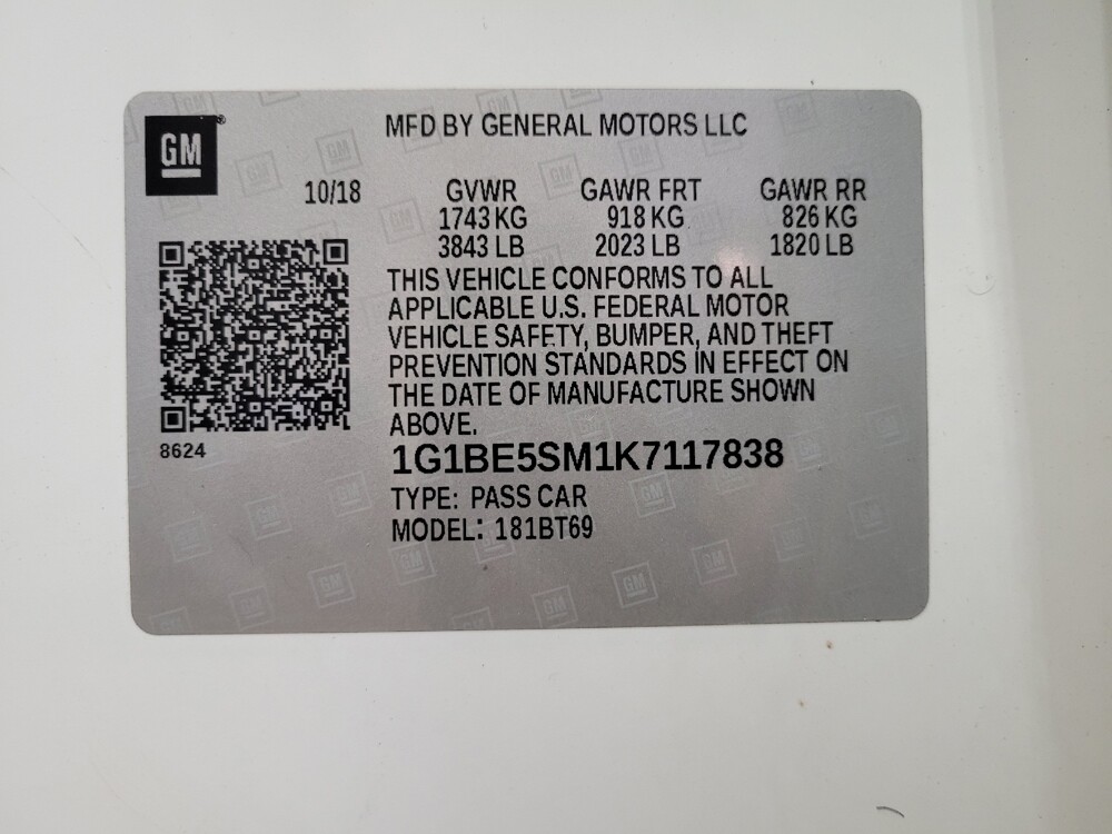 2019 Chevrolet Cruze in Maple Heights, OH 44137 - 18115547 33