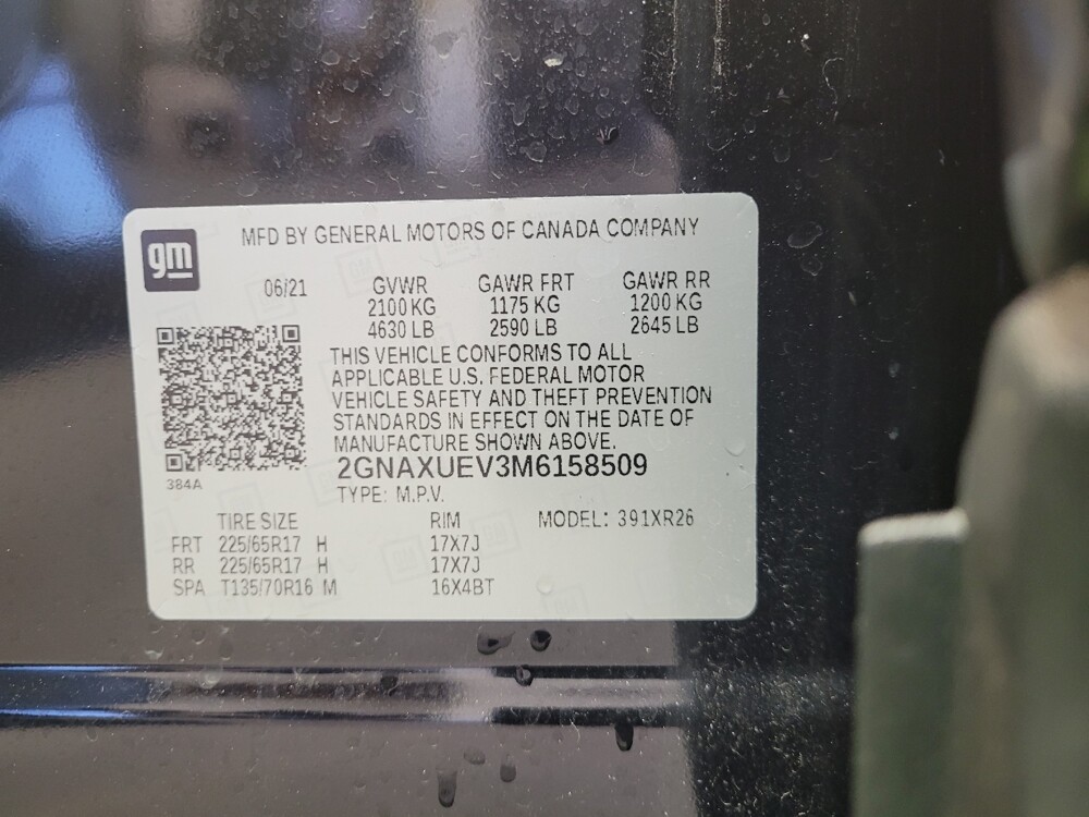 2021 Chevrolet Equinox in Maple Heights, OH 44137 - 18115556 33