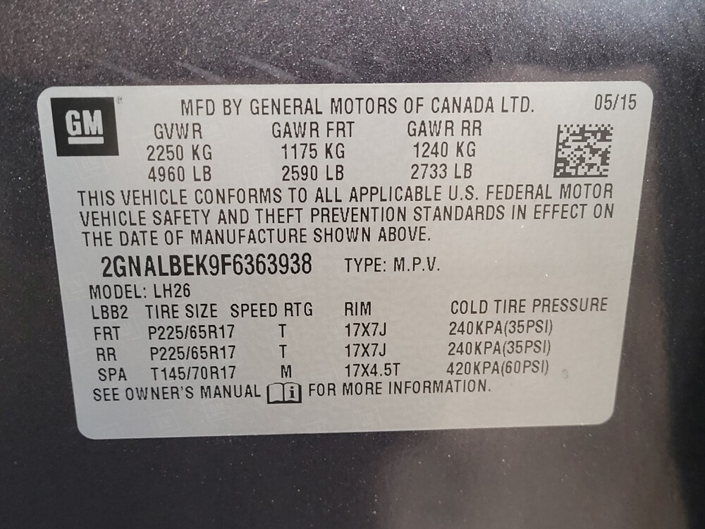 2015 Chevrolet Equinox in Gainesville, FL 32609 - 18115614 33