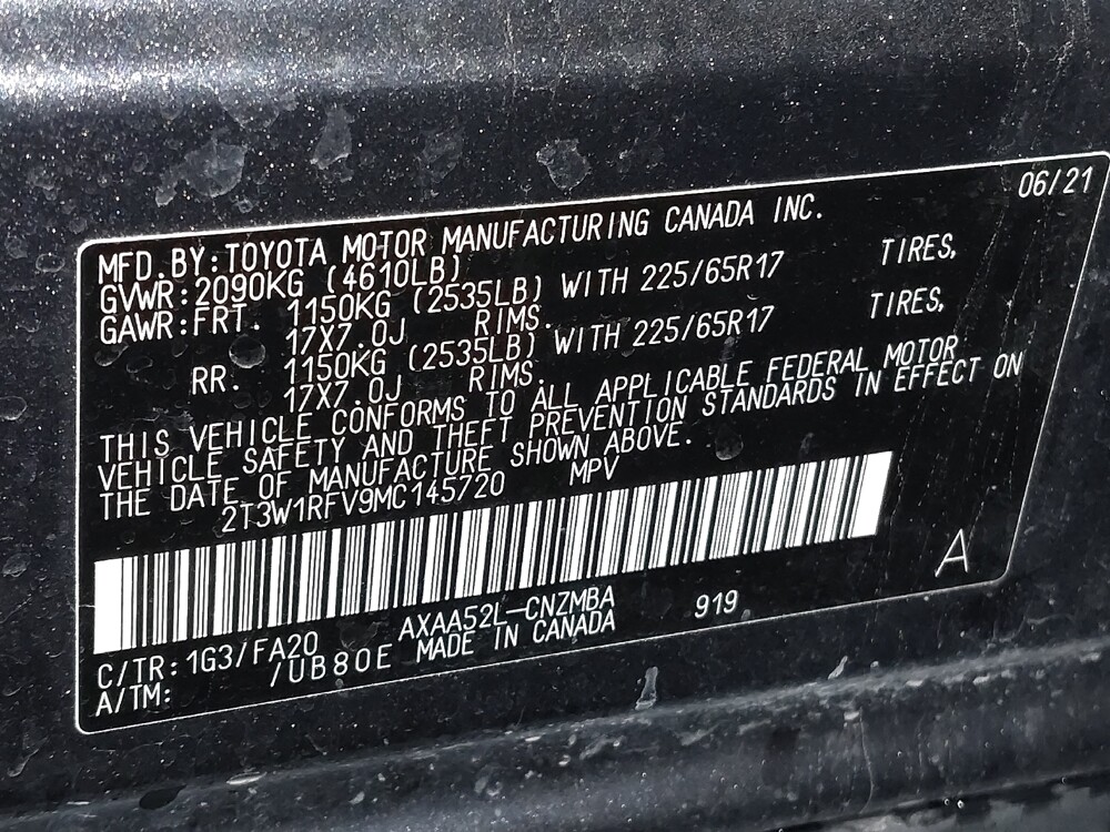 2021 Toyota RAV4 in Lubbock, TX 79424 - 18115625 33