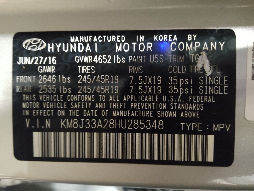 2017 Hyundai Tucson in Lauderdale Lakes, FL 33313 - 18115758 33