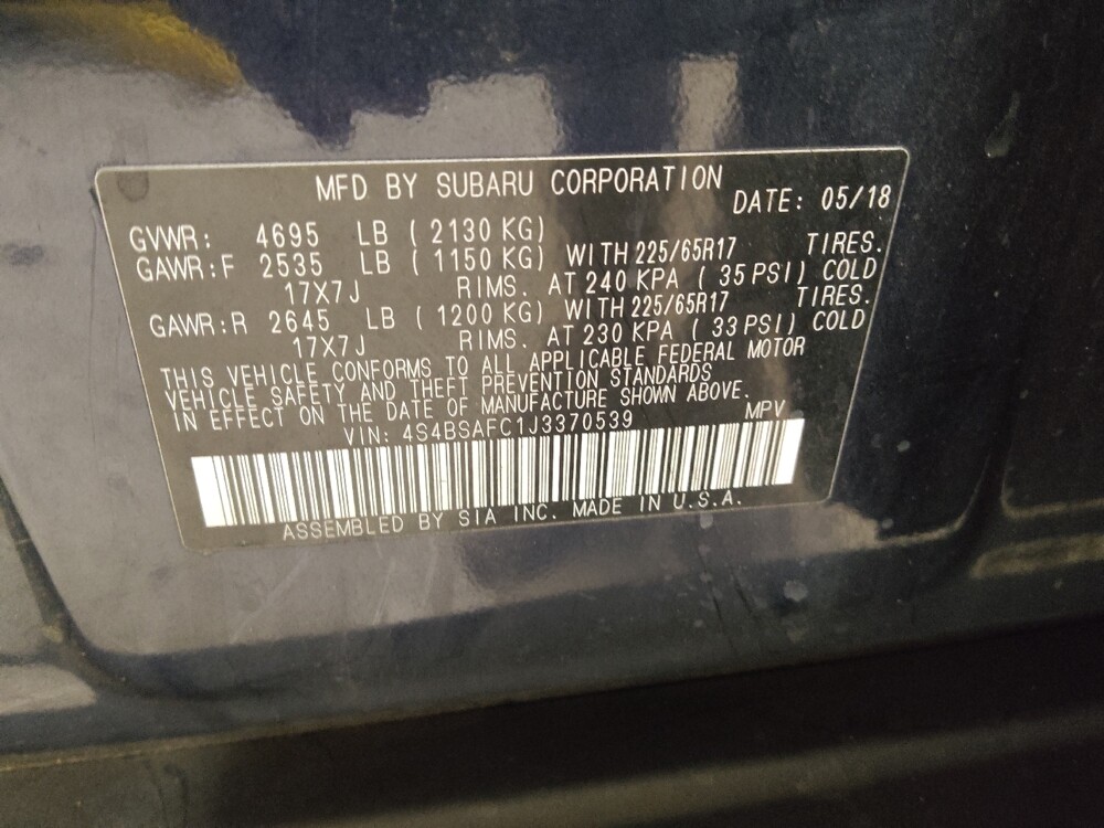 2018 Subaru Outback in Chattanooga, TN 37421 - 18115769 33