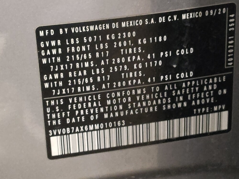 2021 Volkswagen Tiguan in Arlington, TX 76011 - 18115800 33