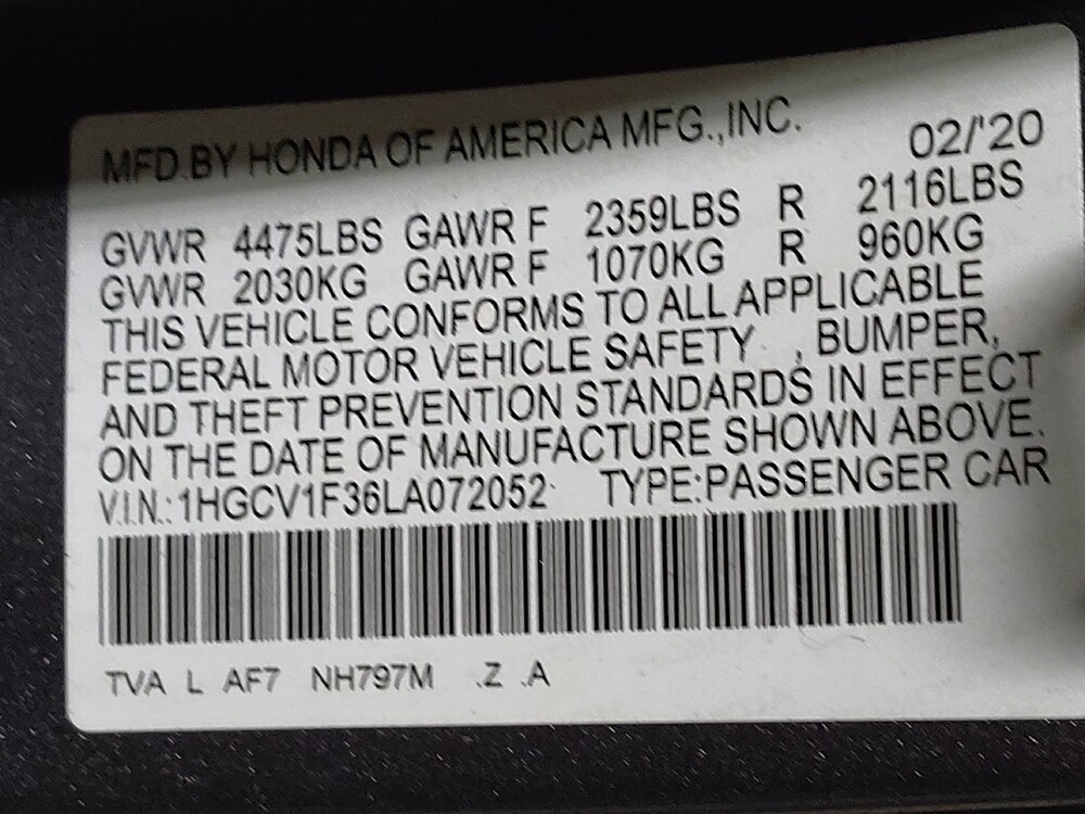 2020 Honda Accord in Tulsa, OK 74145 - 18115802 33
