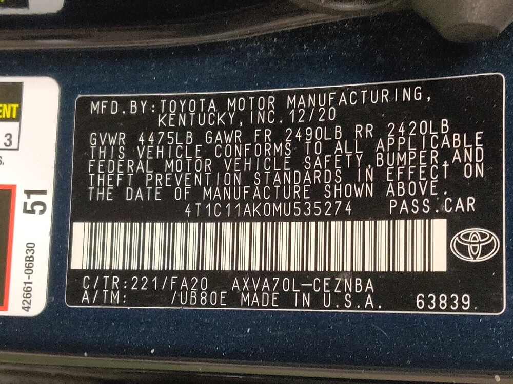 2021 Toyota Camry in Plano, TX 75074 - 18115810 33