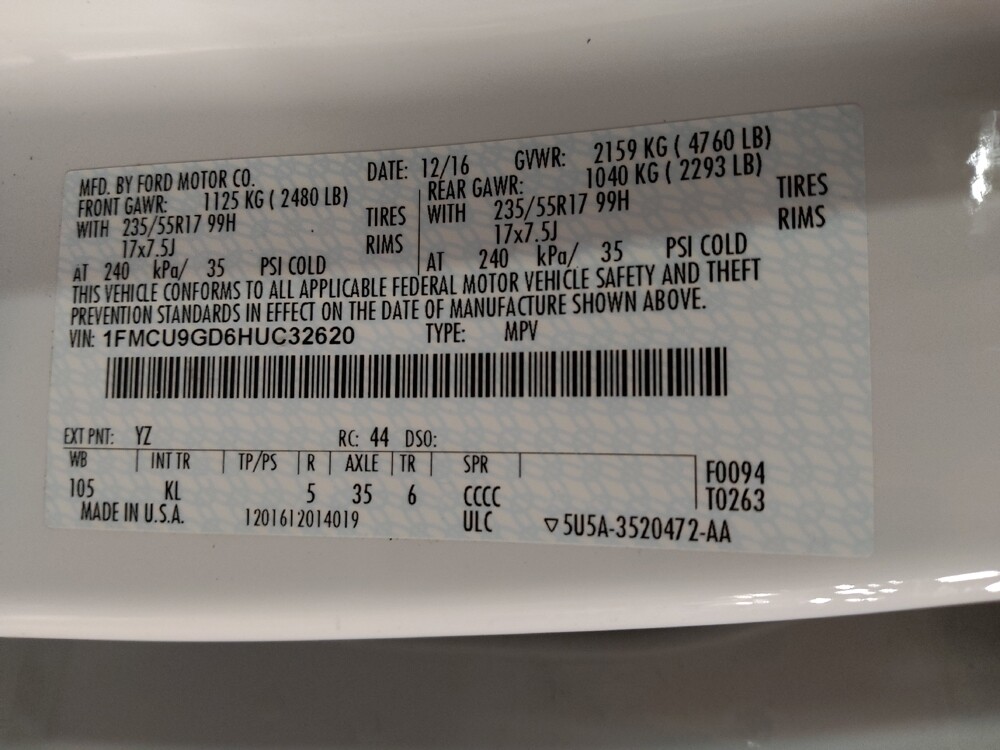 2017 Ford Escape in Fort Worth, TX 76116 - 18115812 33