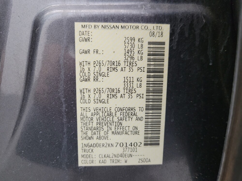 2019 Nissan Frontier in Mesa, AZ 85210 - 18115826 33