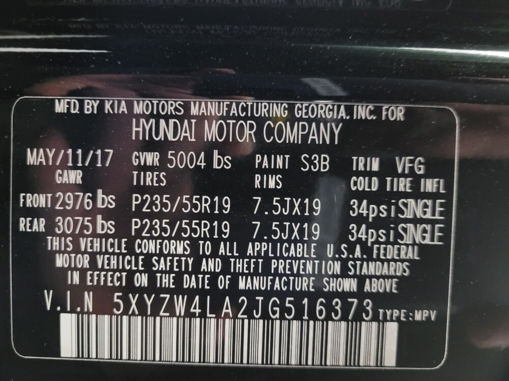 2018 Hyundai Santa Fe in Tucson, AZ 85705 - 18115827 33