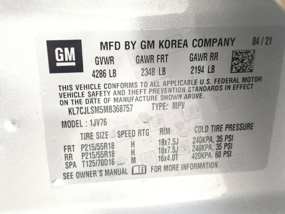 2021 Chevrolet Trax in Tallahassee, FL 32304 - 18115838 33