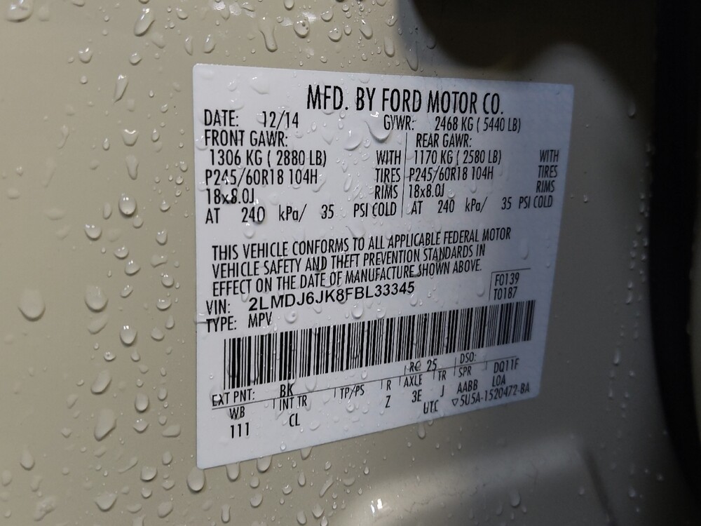 2015 Lincoln MKX in Tallahassee, FL 32304 - 18115847 33