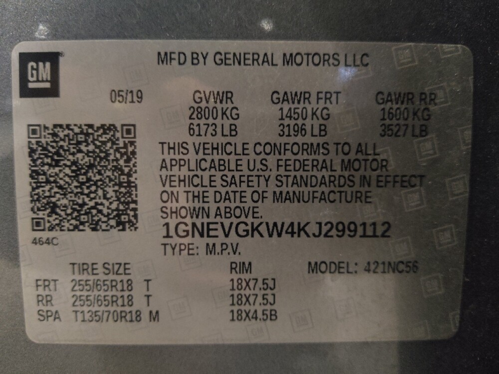 2019 Chevrolet Traverse in Sanford, FL 32773 - 18115880 33