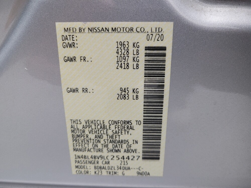 2020 Nissan Altima in Antioch, TN 37013 - 18115922 33