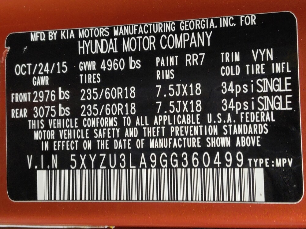 2016 Hyundai Santa Fe in Temple, TX 76502 - 18115941 33