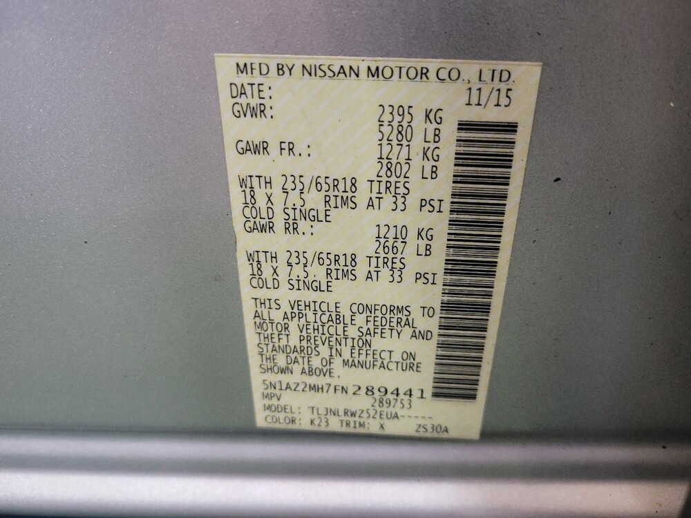 2015 Nissan Murano in Cincinnati, OH 45255 - 18115957 33