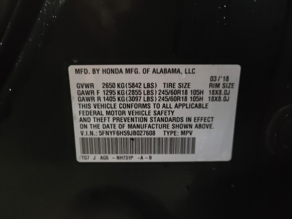 2018 Honda Pilot in Owings Mills, MD 21117 - 18115984 33