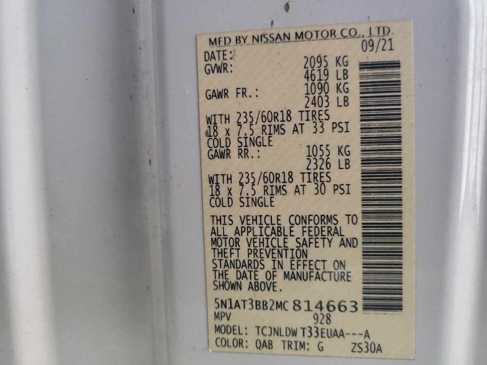 2021 Nissan Rogue in Eastpointe, MI 48021 - 18116035 33