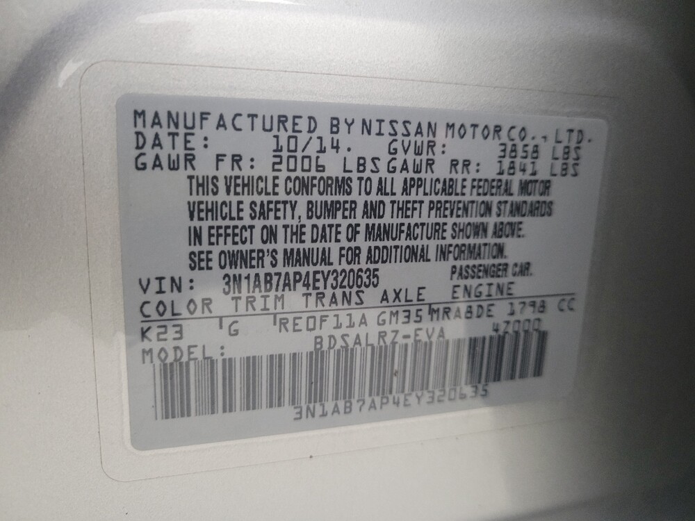 2014 Nissan Sentra in Taylor, MI 48180 - 18116036 33