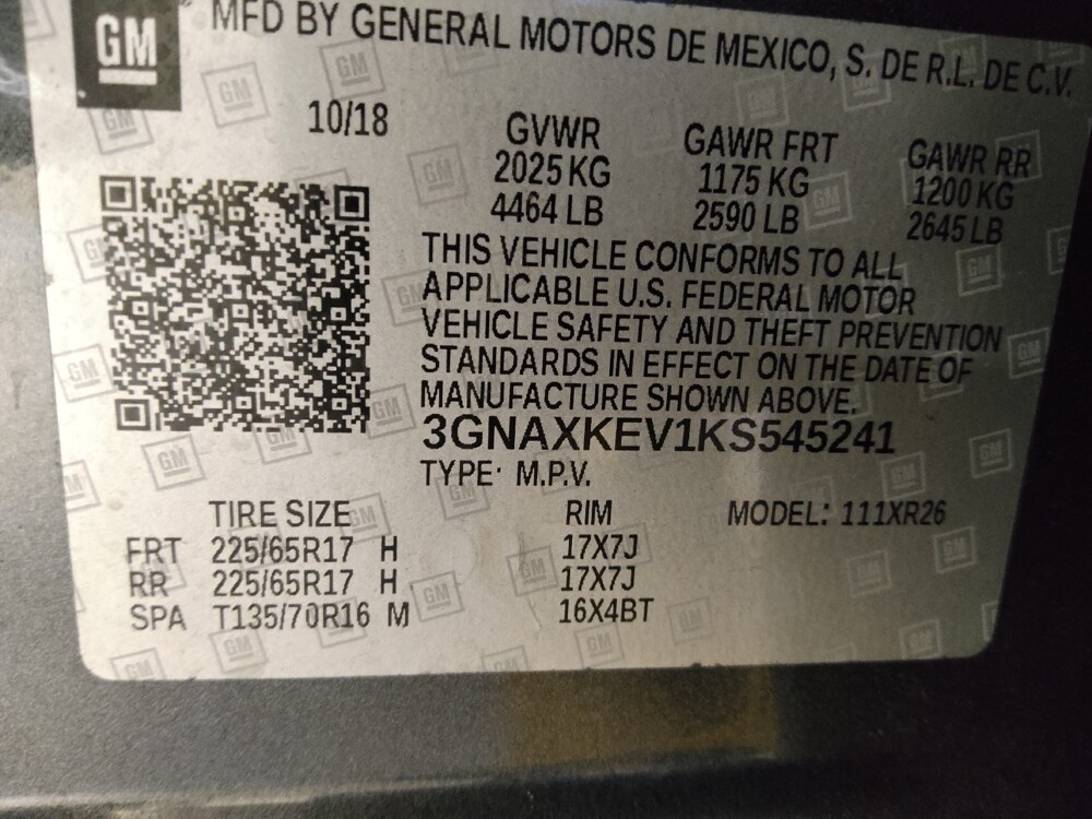 2019 Chevrolet Equinox in Jackson, MS 39211 - 18116056 33