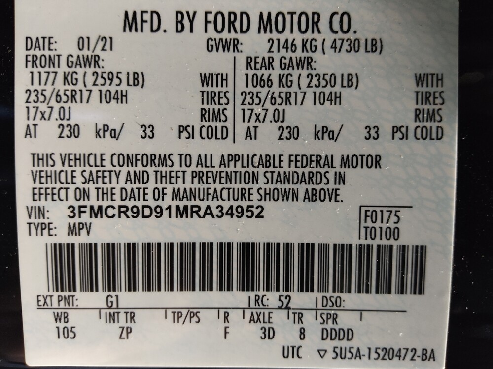 2021 Ford Bronco Sport in Baton Rouge, LA 70816 - 18116079 33