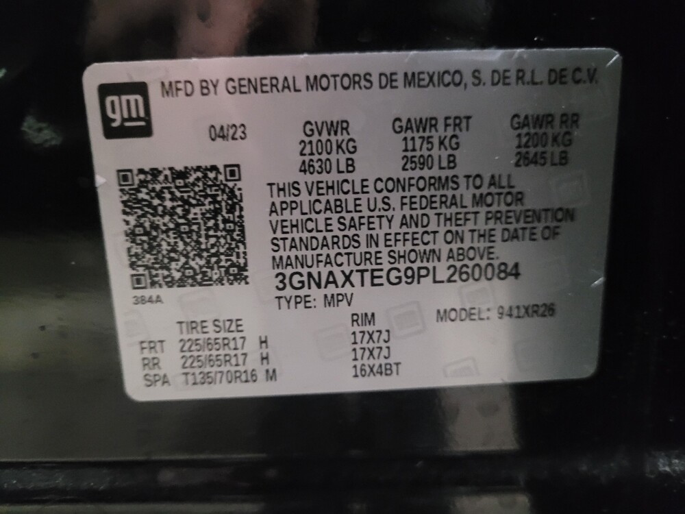 2023 Chevrolet Equinox in New Castle, DE 19720 - 18116132 33