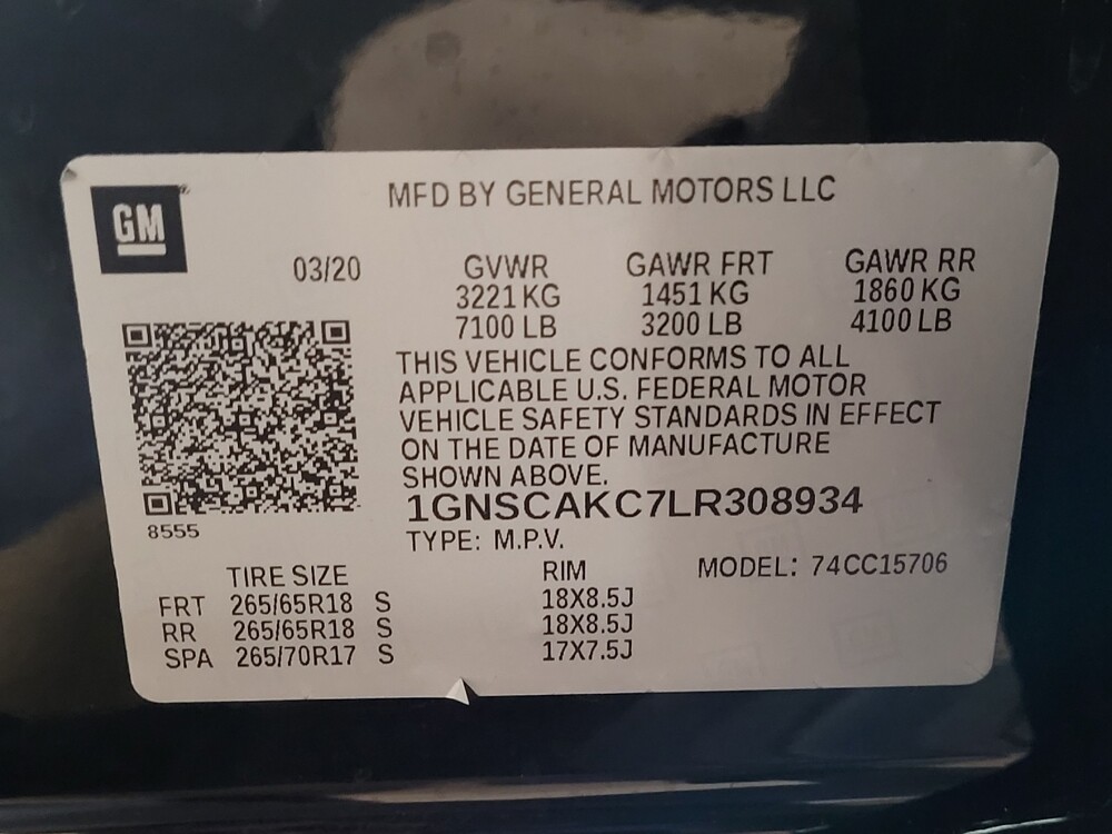 2020 Chevrolet Tahoe in West Palm Beach, FL 33409 - 18116206 33